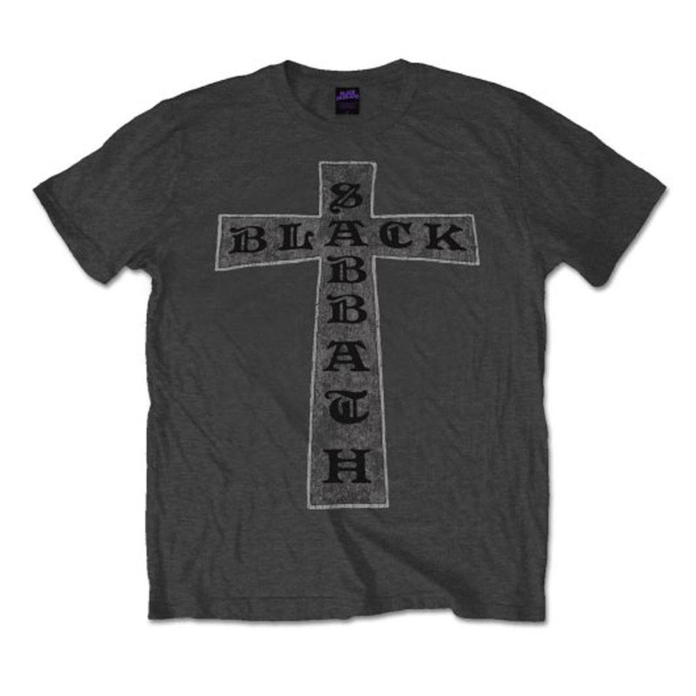 Black Sabbath - Cross Heren Tshirt - Grijs Product image